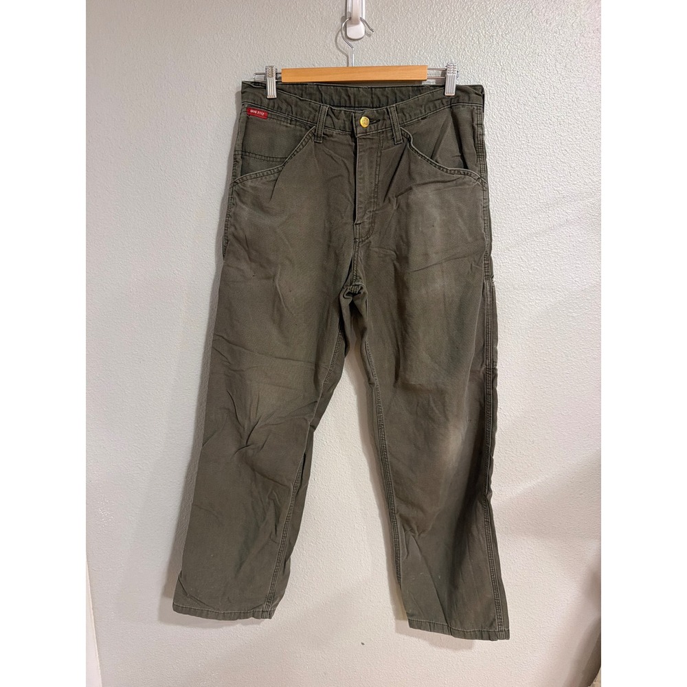 Big Bill FR Carpenter Pants Men 32x32 Olive Green Flame Resistant Work Trousers